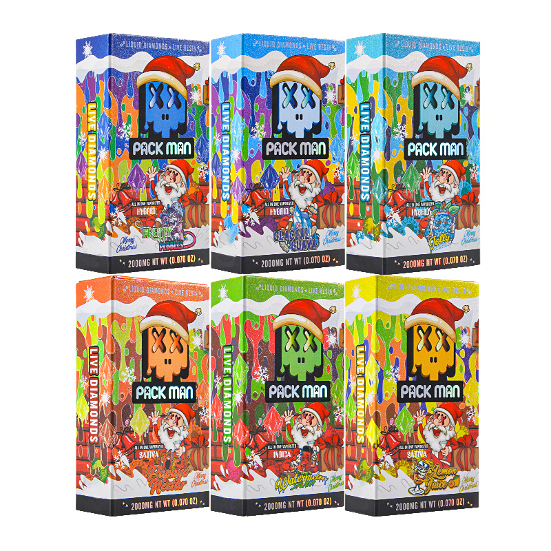 Packman Cristmas with Screen 2g Disposable Vape Pen