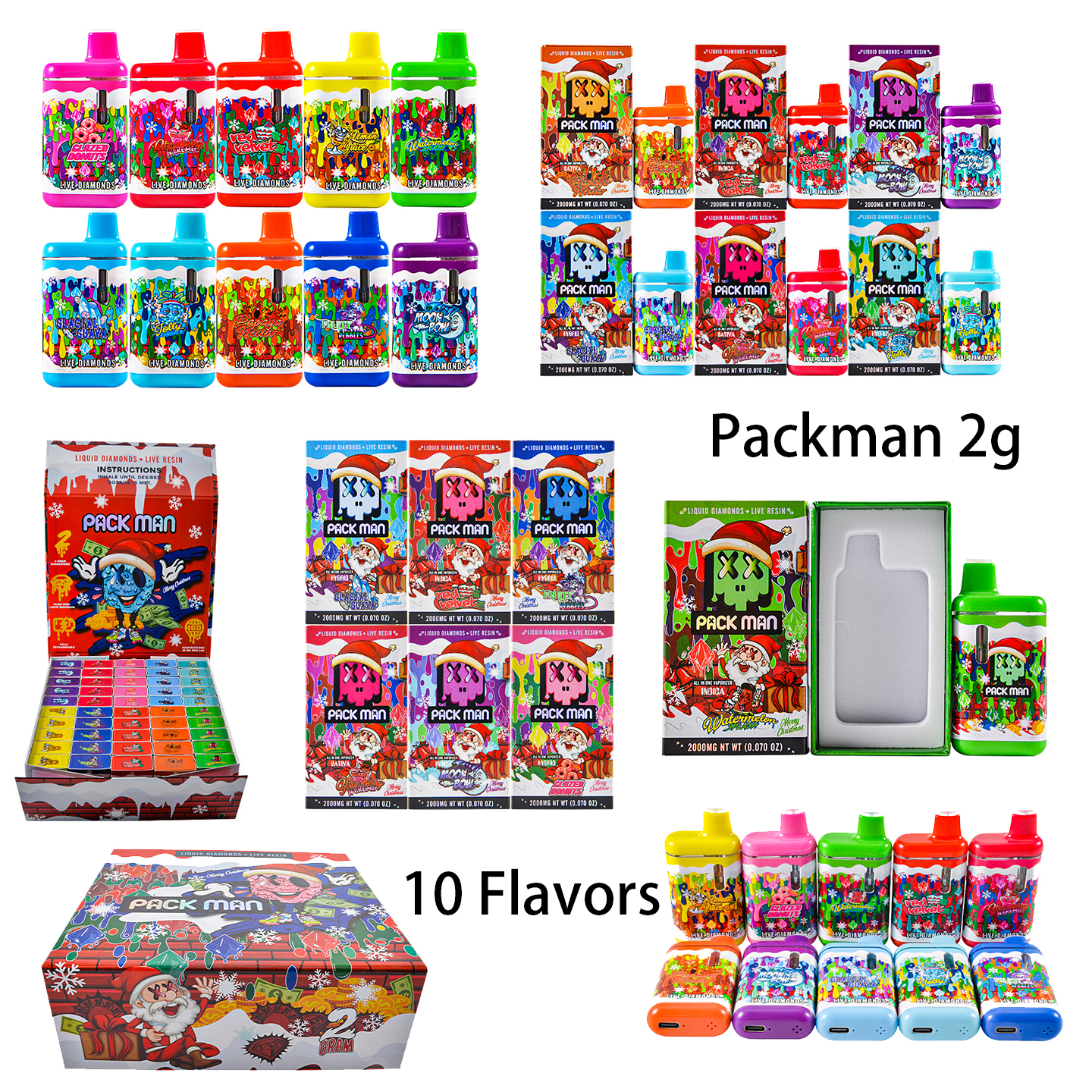 2g packman christmas edition