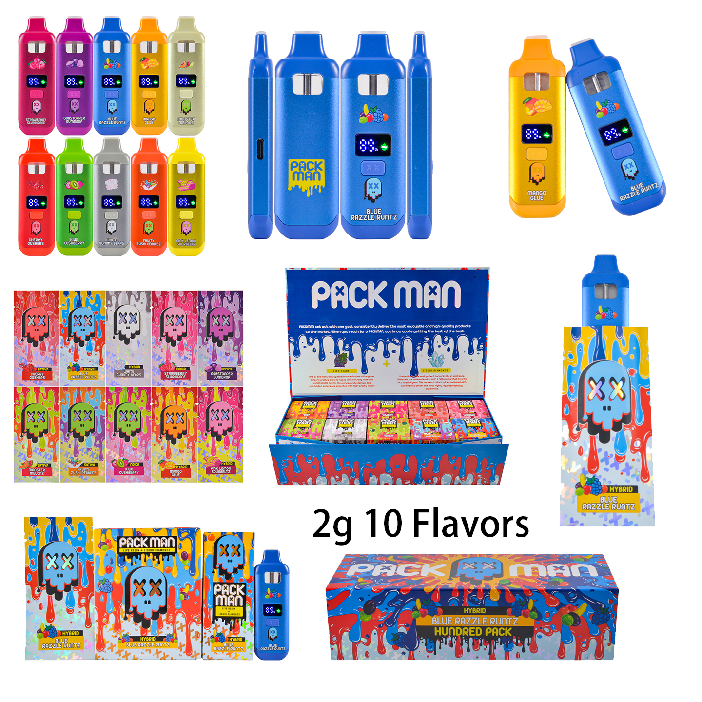 pac man mini 2000mg disposable
