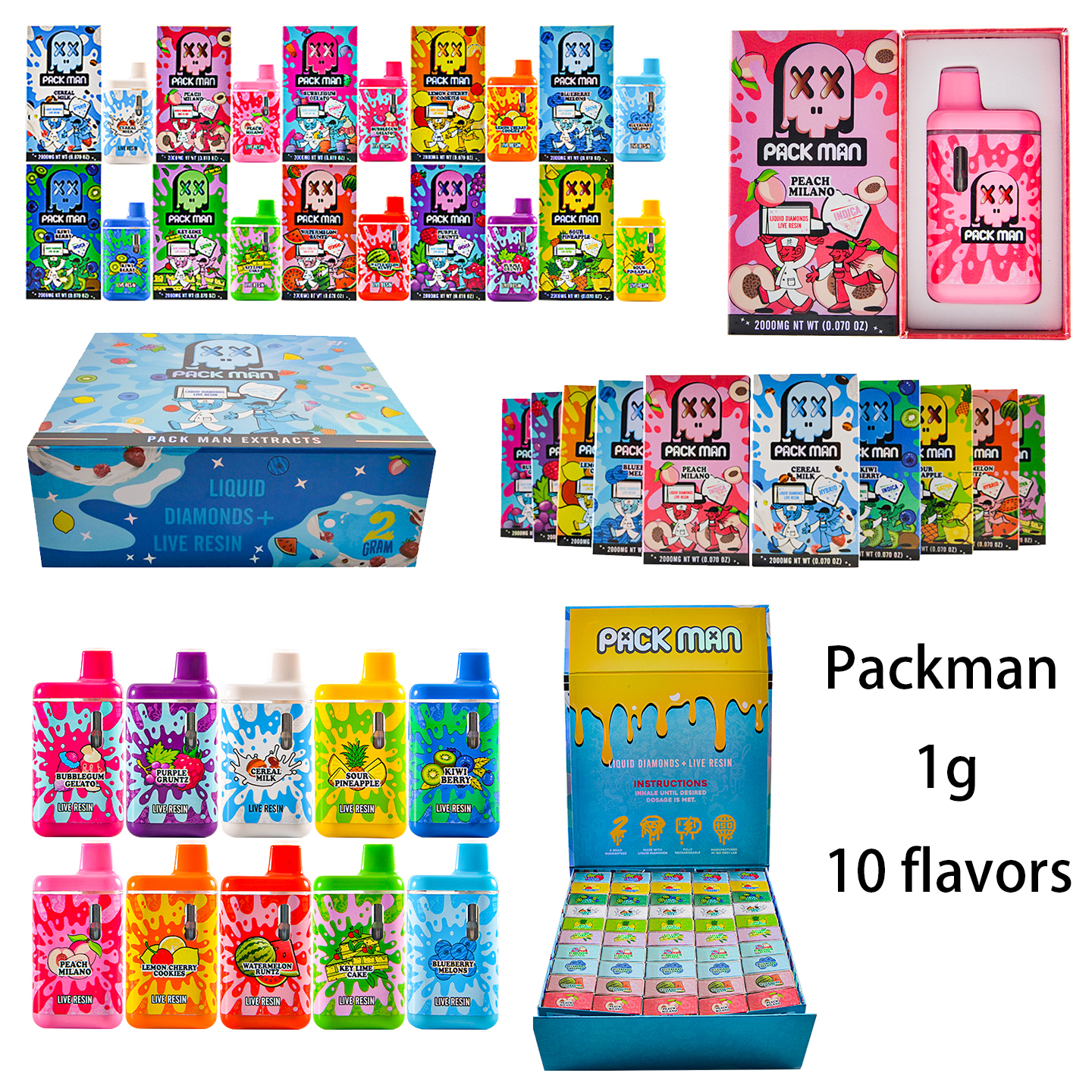 packman third-generation 1ml disposable vape