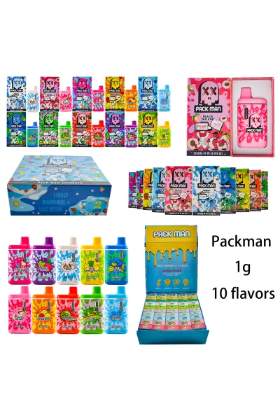 USA STOCK Packman Third-generation 1g Disposable Vape Pen 200pcs 01