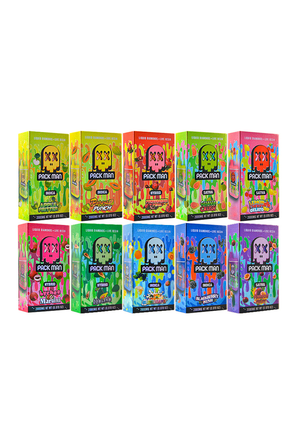 Packman Third-generation New Flavors With Screen 2g Disposable Vape Pen