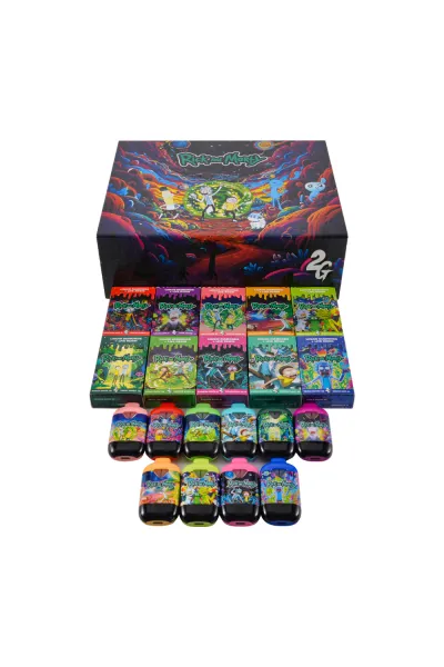 USA STOCK Ricky&Morty Double Flavors 1+1g Disposable Vape Pen 200pcs 02