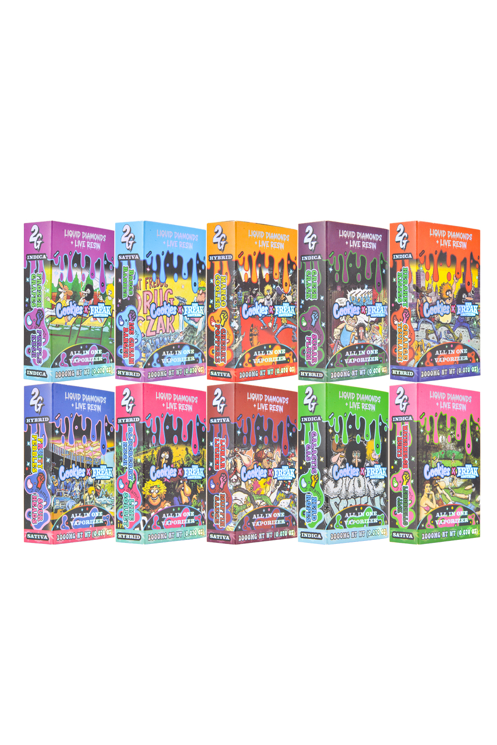 Cookies x Freak Brothers 2g Disposable Vape Pen