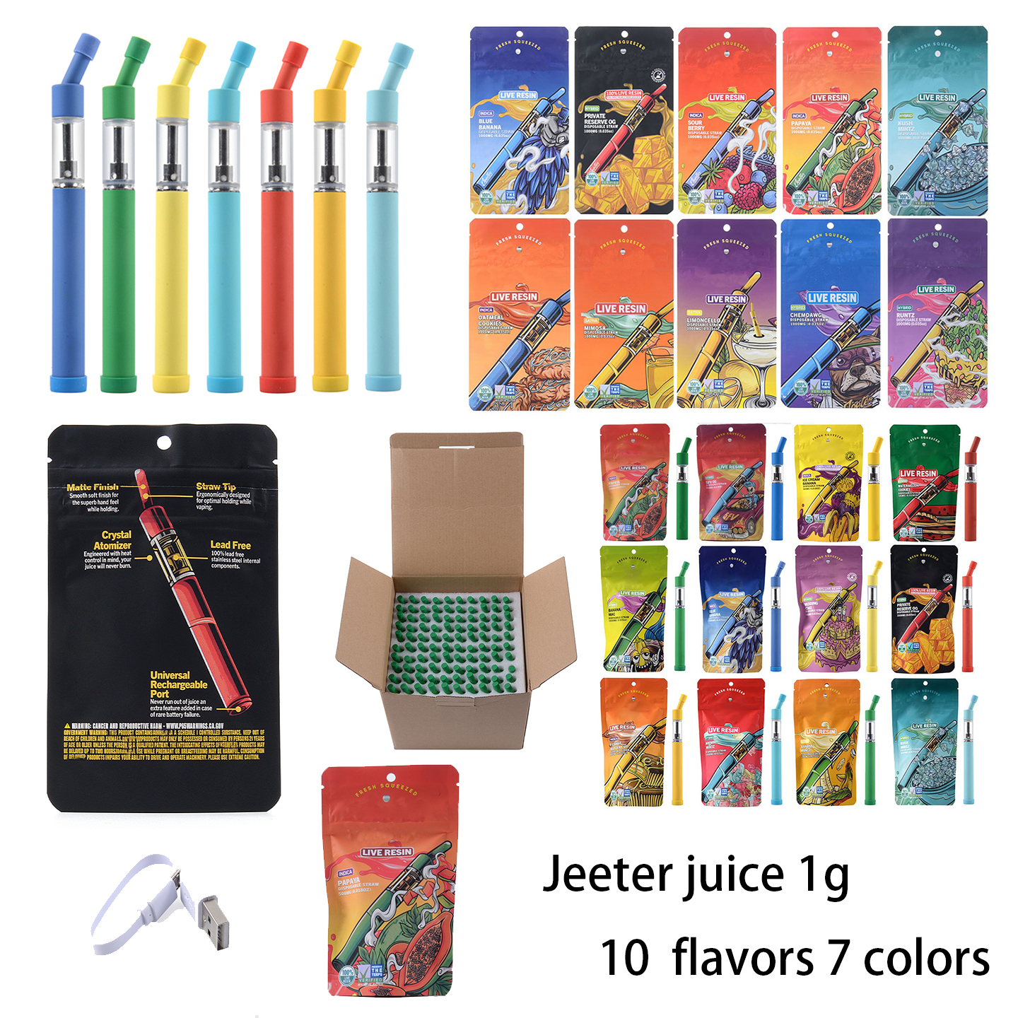 jeeter juice 1 gram disposable vape pen live resin
