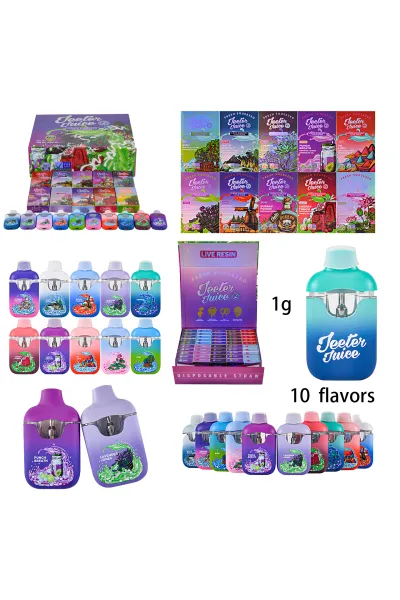 USA STOCK New Jeeter Juice 1g Live Resin Disposable 200pcs 01