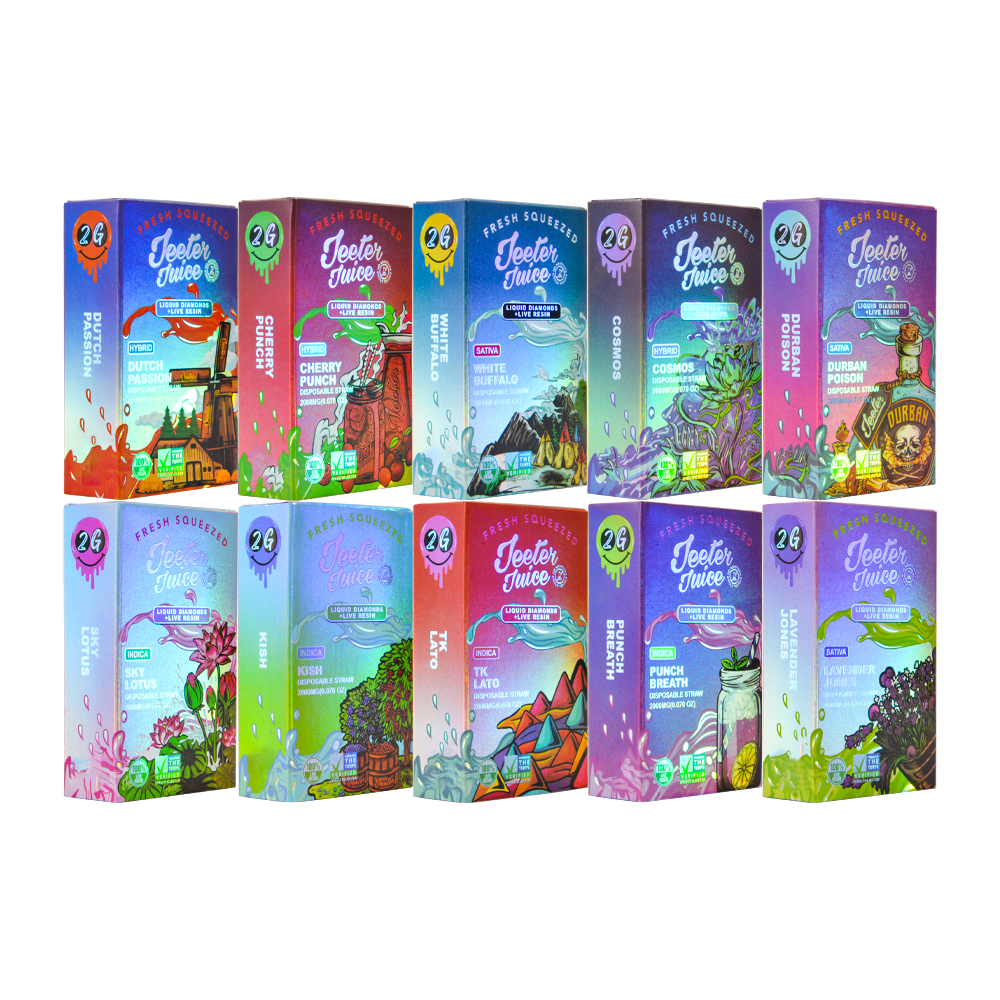 USA STOCK New Jeeter Juice 2g Live Resin Disposable 200pcs