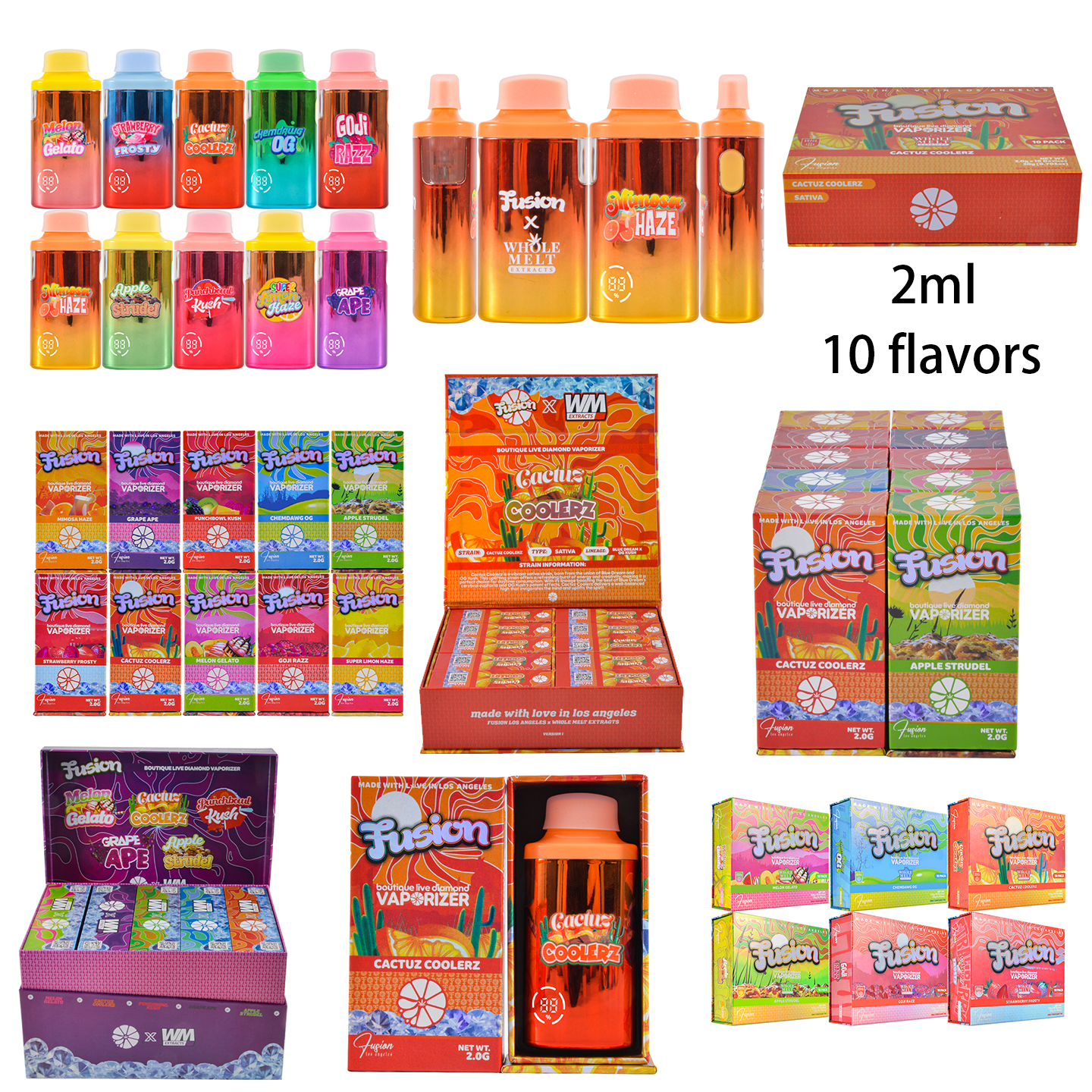 whole melt fusion 2 gram disposable
