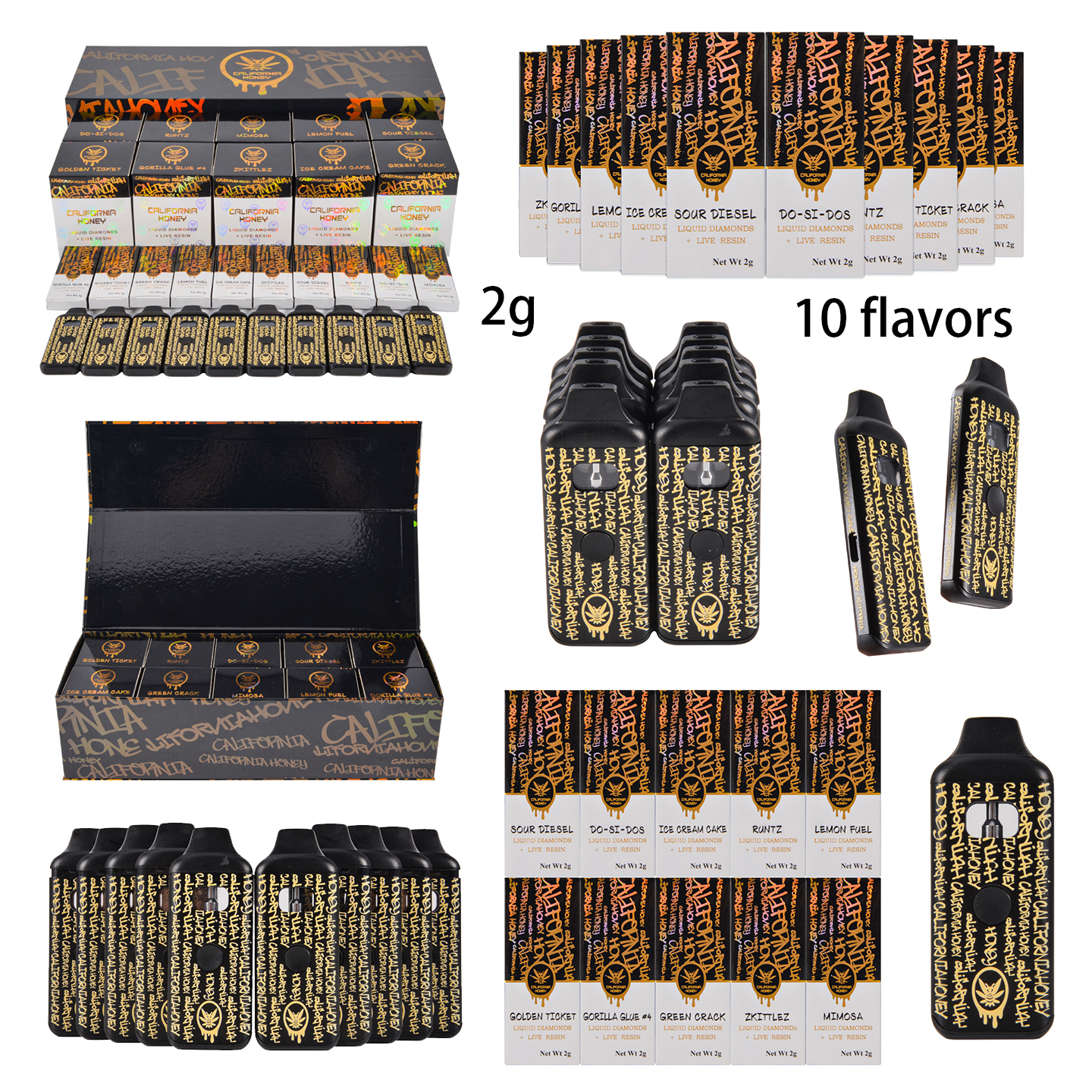 california honey carts 2ml
