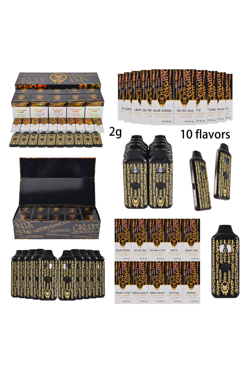 california honey carts 2ml
