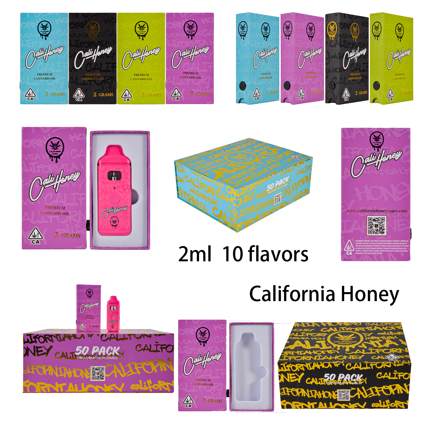 california honey carts 2ml
