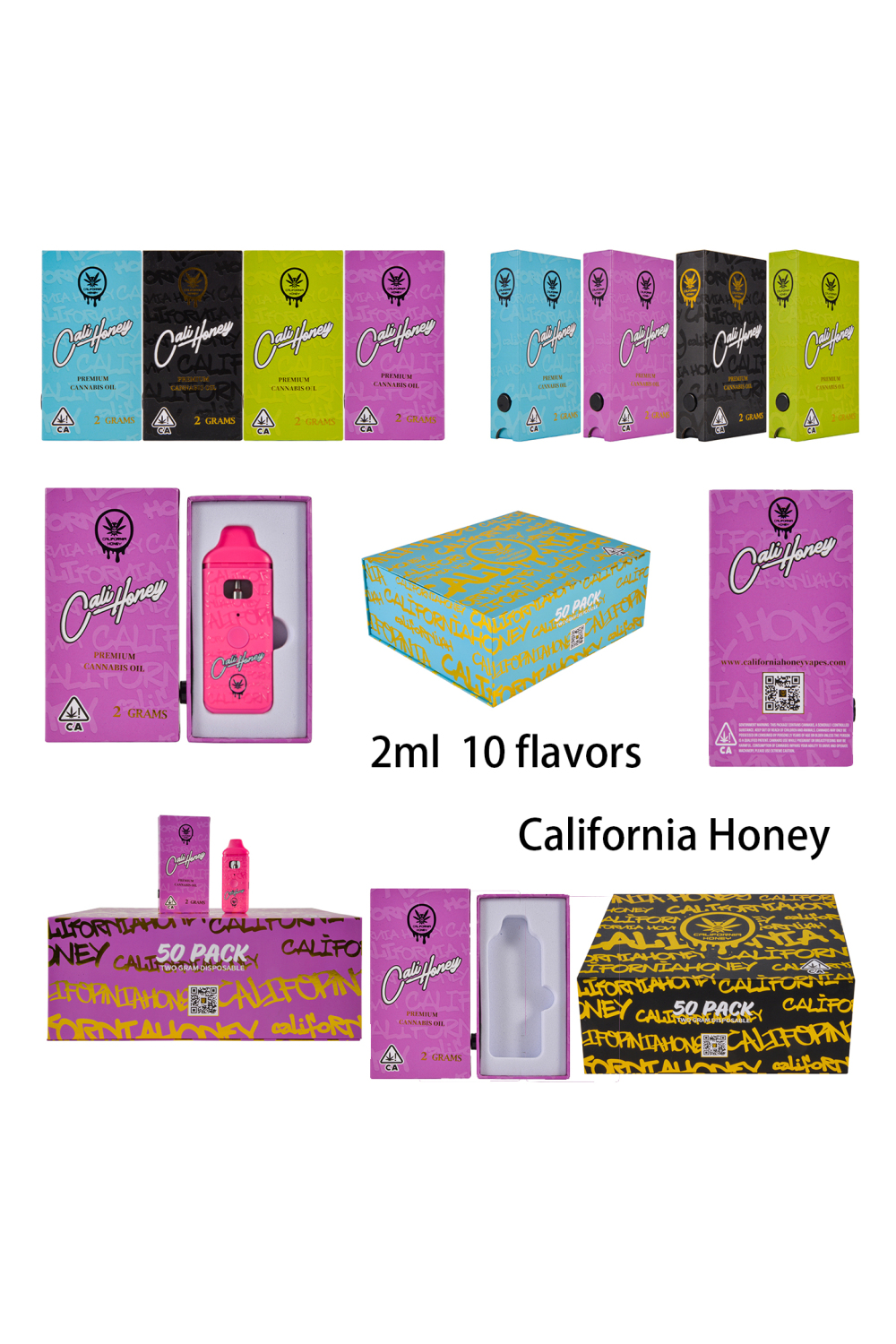 california honey carts 2ml
