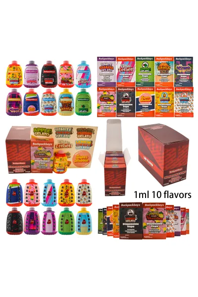 USA STOCK Backpackboyz Premium Liquid Diamond Live Resin 1g Disposable vape pen 250pcs 01