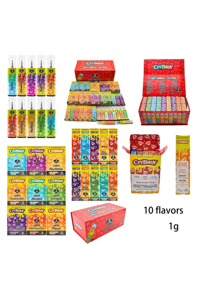 USA STOCK CryBaby 1g Liquid Diamonds Live Resin Disposable Vape Pen 200pcs 01