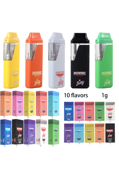 UK STOCK Packwoods X Runtz Runty 1g Disposable Vape Pen 100pcs 01