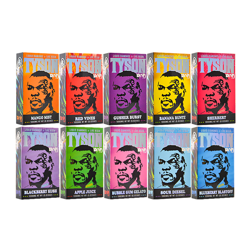 UK STOCK Tyson Pod Liquid Diamonds Live Resin 1g Disposable Vape Pen 200pcs