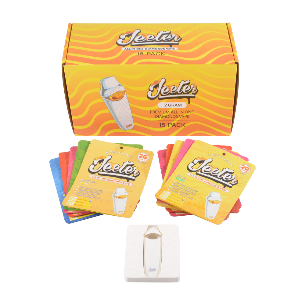 USA STOCK Jeeter Lucky Clouds White 2g Disposable Vape Pen 500pcs