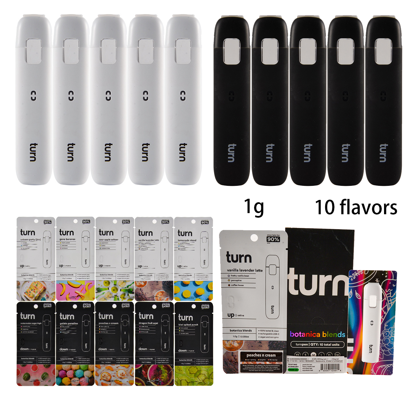 turn up and turn down disposable