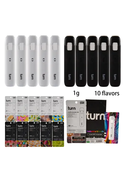 USA STOCK  Turn Up Turn Down 1g Disposable Vape Pen 500pcs 01