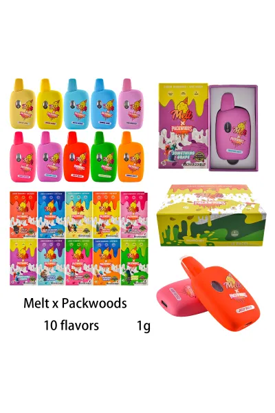 USA STOCK Melt Packwoods 1g Disposable Vape Pen 500pcs 01