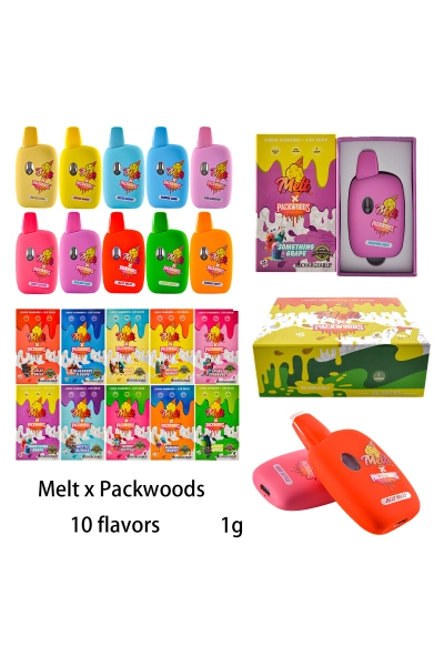 UK STOCK Melt Packwoods 1g Disposable Vape Pen 500pcs 01