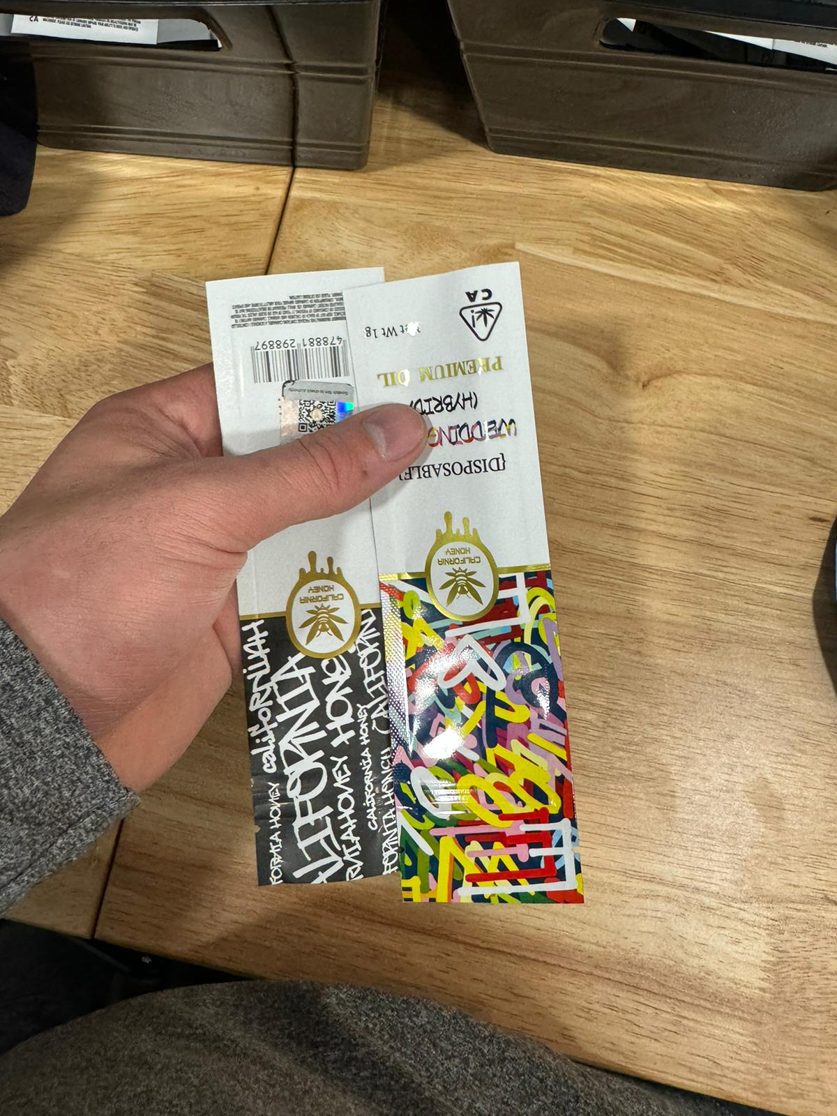 California Honey 1g Disposable Vape Pen  review ninjason00 02