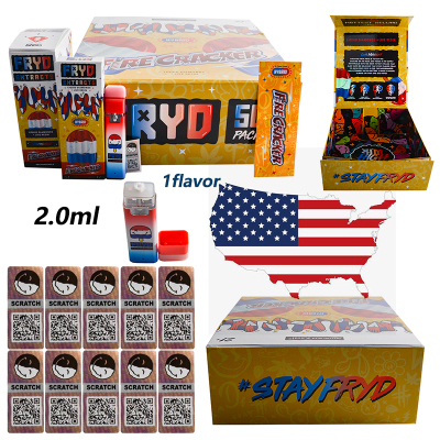 fryd firecracker live resin 2g disposable  01