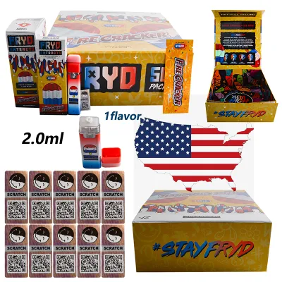 fryd firecracker live resin 2g disposable  01