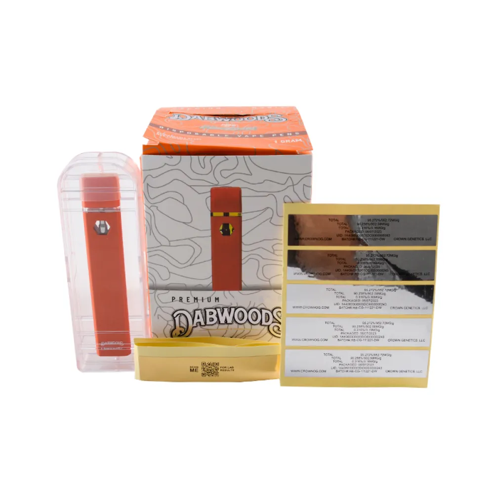   new dabwoods disposable 1000mg vape pen plastic bag
