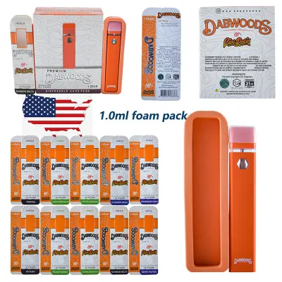 new dabwoods disposable 1000mg vape pen foam pack 01