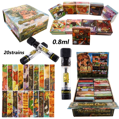 gold coast clear 0.8g gcc smokers club v2 empty cartridges 01