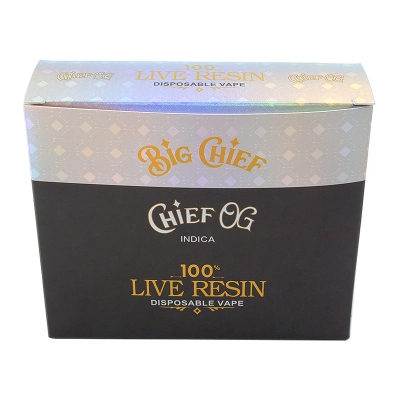 big chief 100% live resin disposable 1g disposable  02