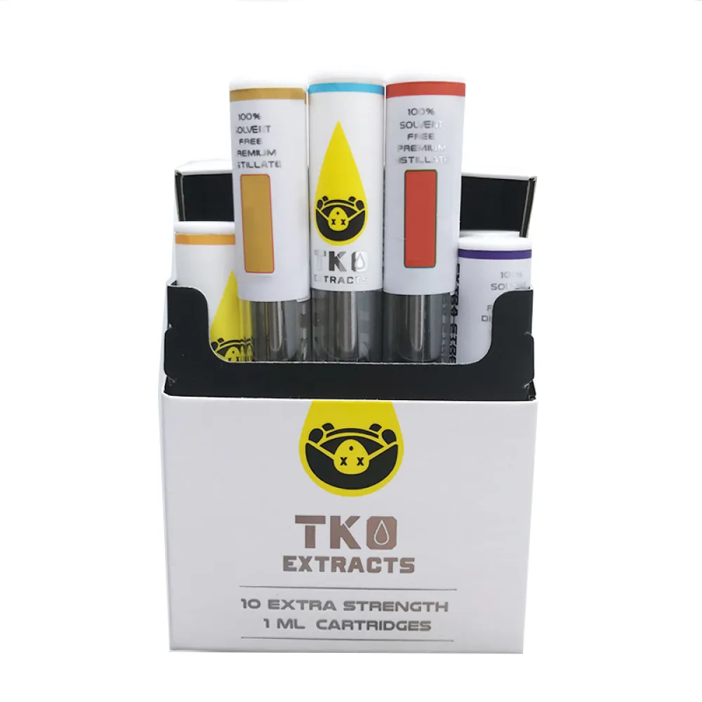 tko extracts 1ml cartridges 1g distillate 800mg cartridge 