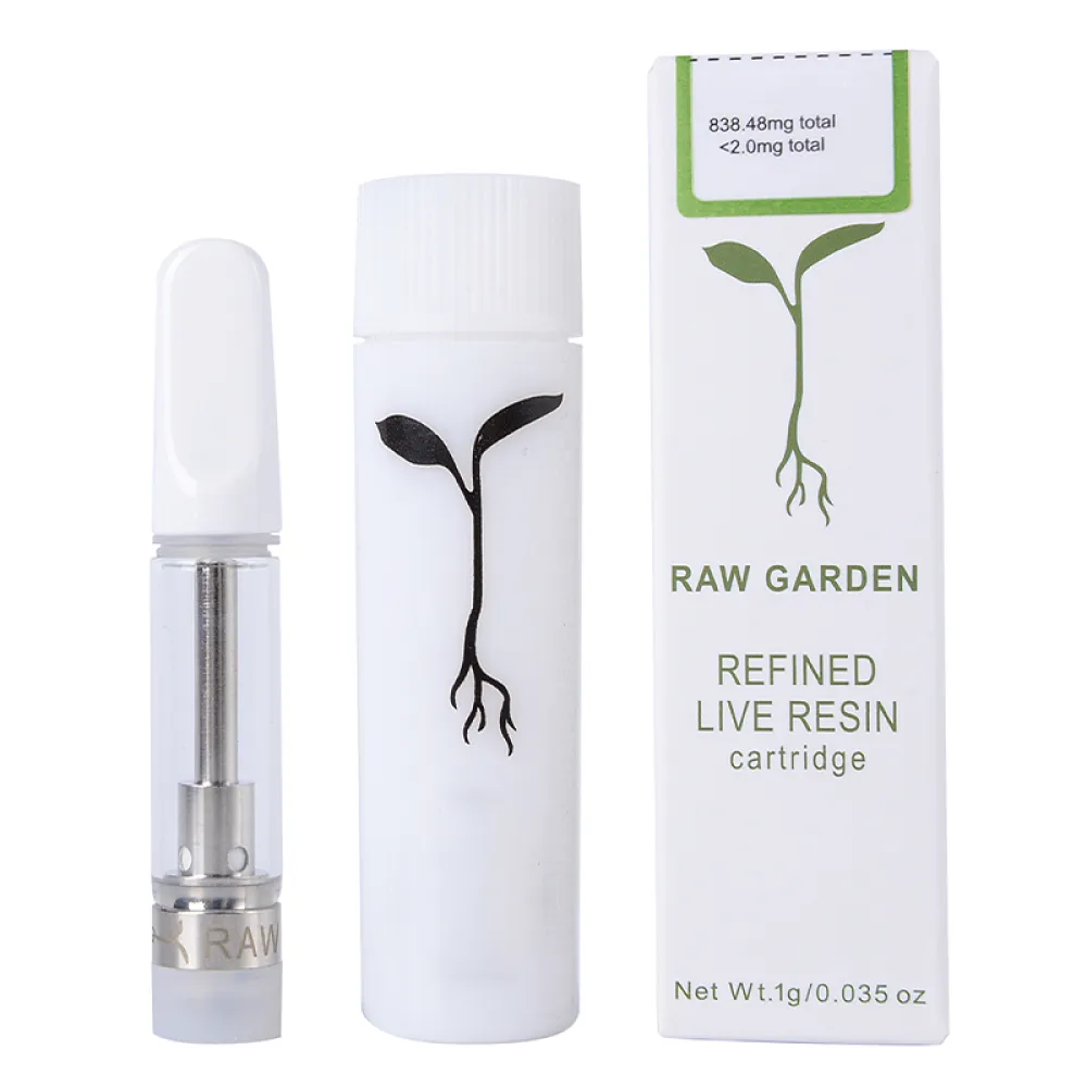 raw garden 1g carts &1 gram cartridge 0.8ml