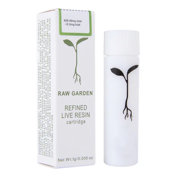 raw garden 1g carts &1 gram cartridge 0.8ml