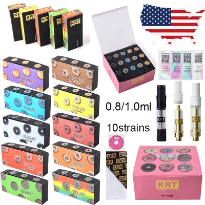 1000mg krt 1 gram vape carts donut edition 0.8ml 01