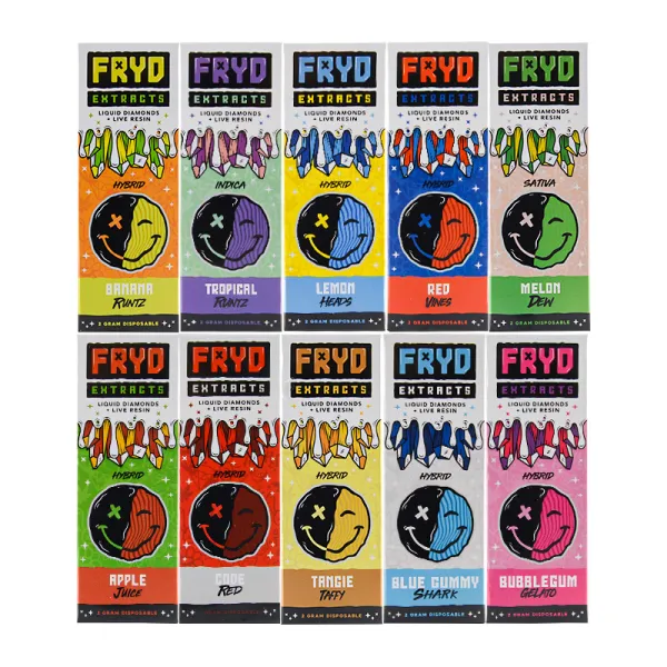 fryd gen 5  new generation 2g liquid diamonds live resin disposable  