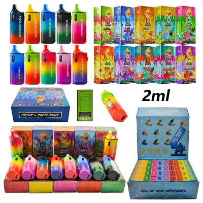   melt x packman 2g disposable pen live resin led screen 01