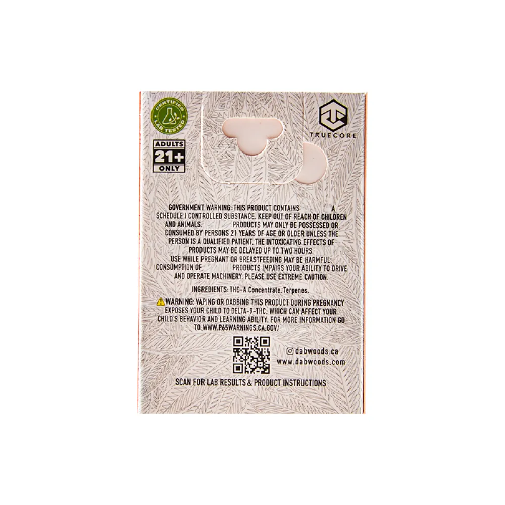 dabwoods liquid diamond series 2g disposable 