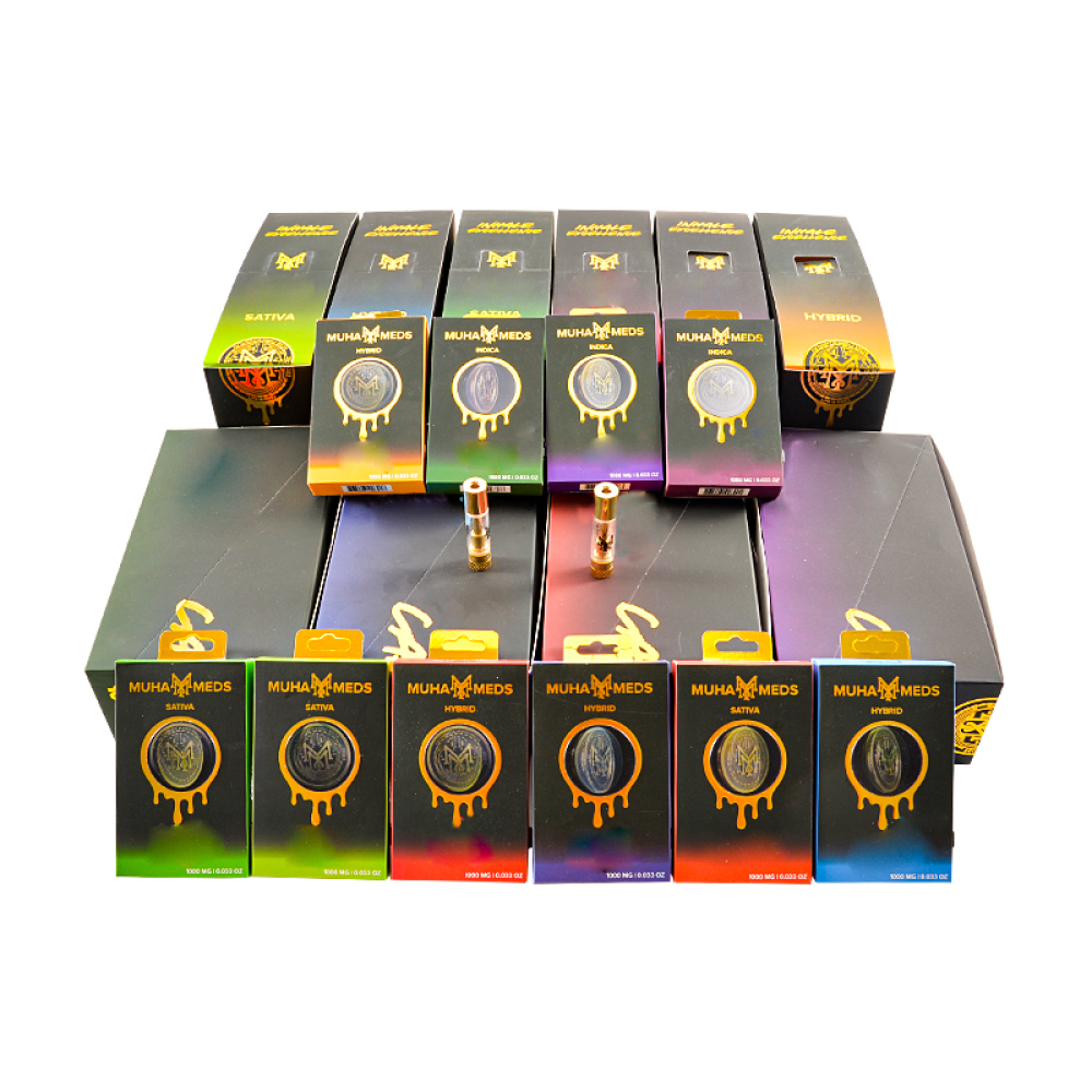  0.8ml muha meds 1 gram cart master case