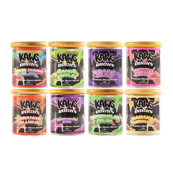 kaws moon rocks exotic variety pack 16oz jars