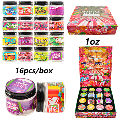 whole melt extract wax glass jars box 16oz 01