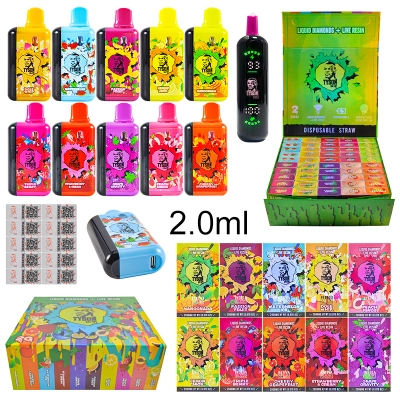  tyson pod 2g vape disposable liquid diamonds live resin with big screen  01