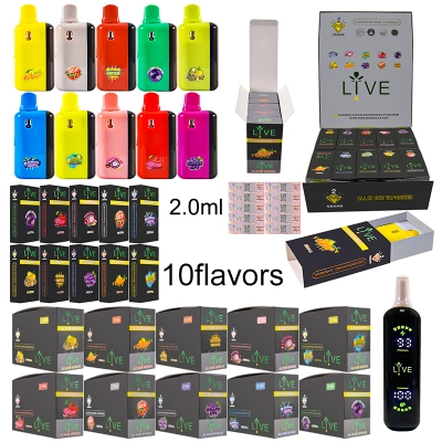 live disposable 2g disposable liquid diamonds live resin with big screen  01