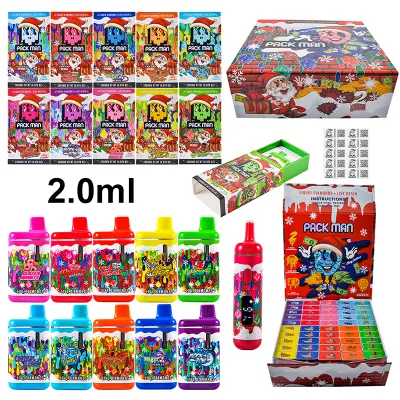 packman christmas edition disposable vape with screen 2g 01