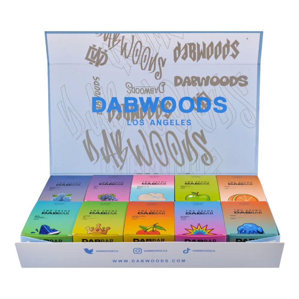 dabwoods dab bar liquid diamonds vape 1g disposable with digital screen