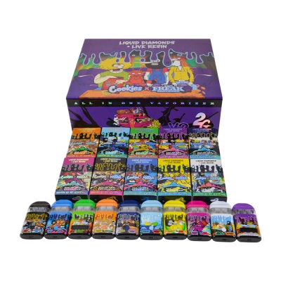 cookies x the freak brothers V2 2g disposable dual chamber with screen 02