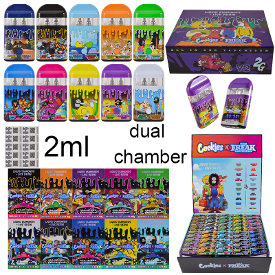 cookies x the freak brothers V2 2g disposable dual chamber with screen 01