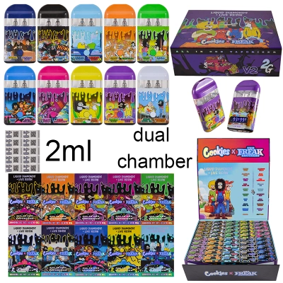 cookies x the freak brothers V2 2g disposable dual chamber with screen 01