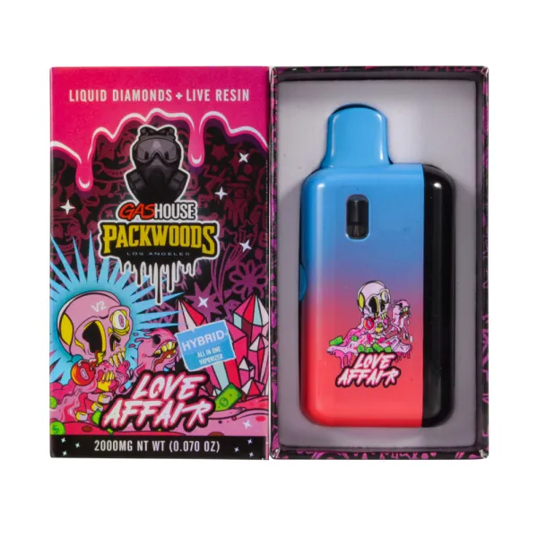 gas house packwoods V2 2g disposable with whole led screen